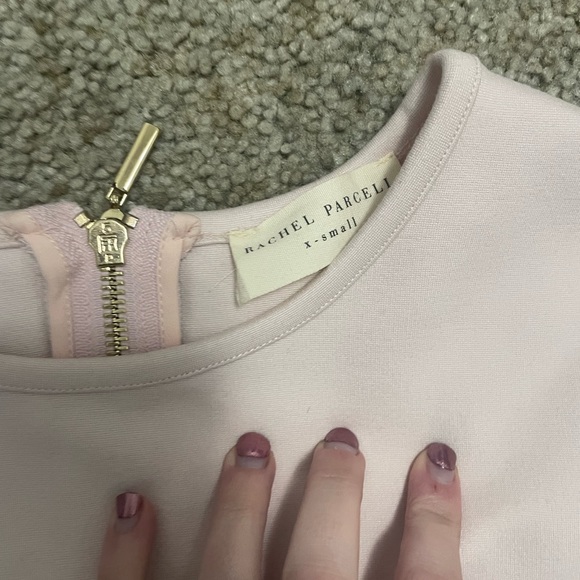 Rachel Parcell blush pink bell sleeve dress XS - Picture 3 of 6